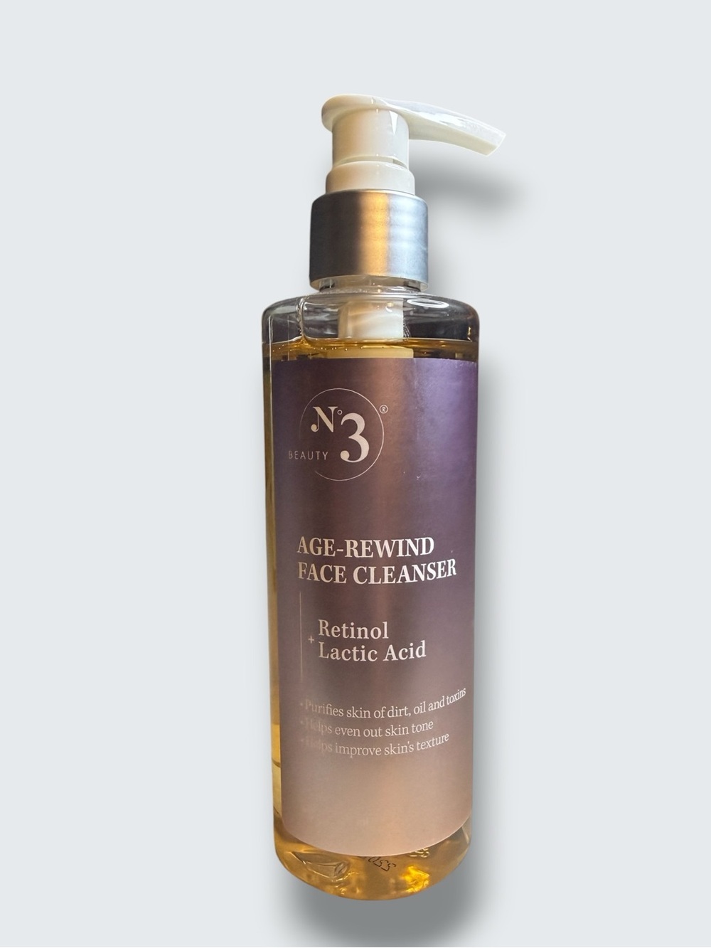 N°3 Age-Rewind Face Cleanser — Purple Bottle